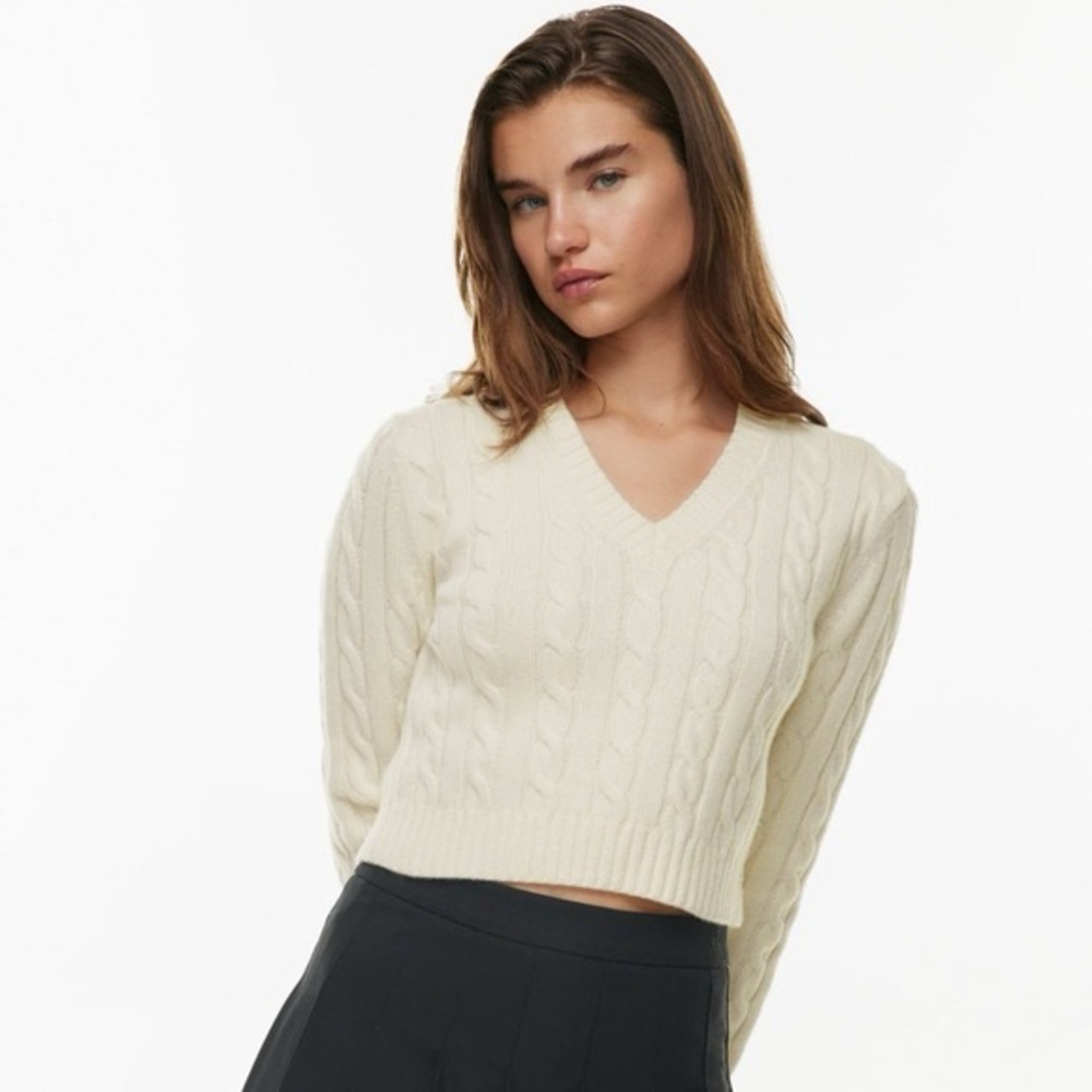 Sunday Best Moss Sweater - Cream size M